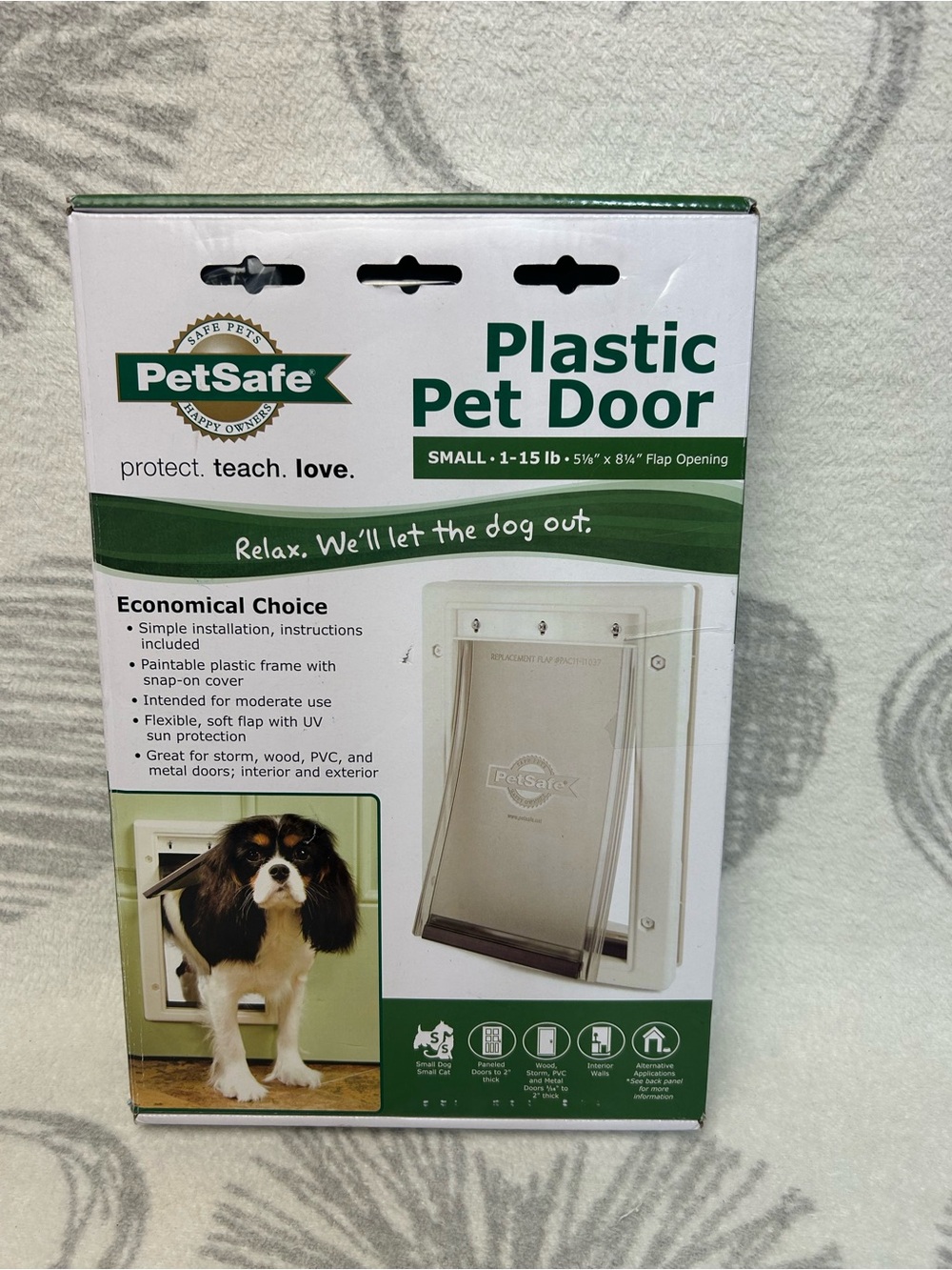 PetSafe Plastic Pet Door White PPA00-10958 Small 1-15 LB New In Box from Lowe’s